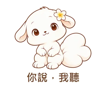 花歇歇貼圖：你說，我聽