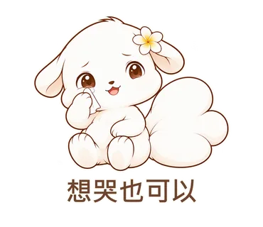 花歇歇貼圖：想哭也可以