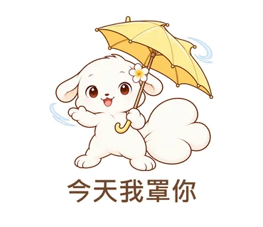 花歇歇貼圖：今天我罩你