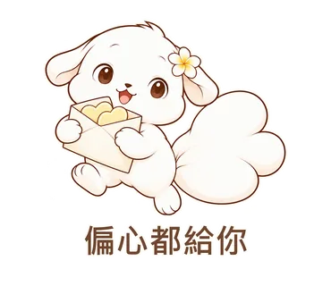 花歇歇貼圖：偏心都給你