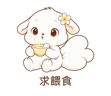 花歇歇貼圖：求餵食