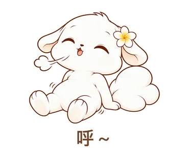 花歇歇貼圖：呼～